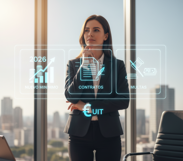 Nuevo Sueldo Mínimo 2026, Contratos,      Multas y UIT